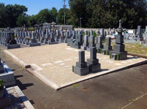 今枝家　防草シート　砂利まき  (1)